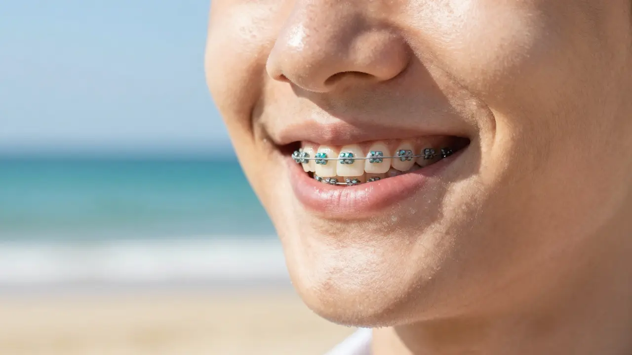 Keramická rovnátka v létě: Jak si udržet úsměv a hygienu při horkách