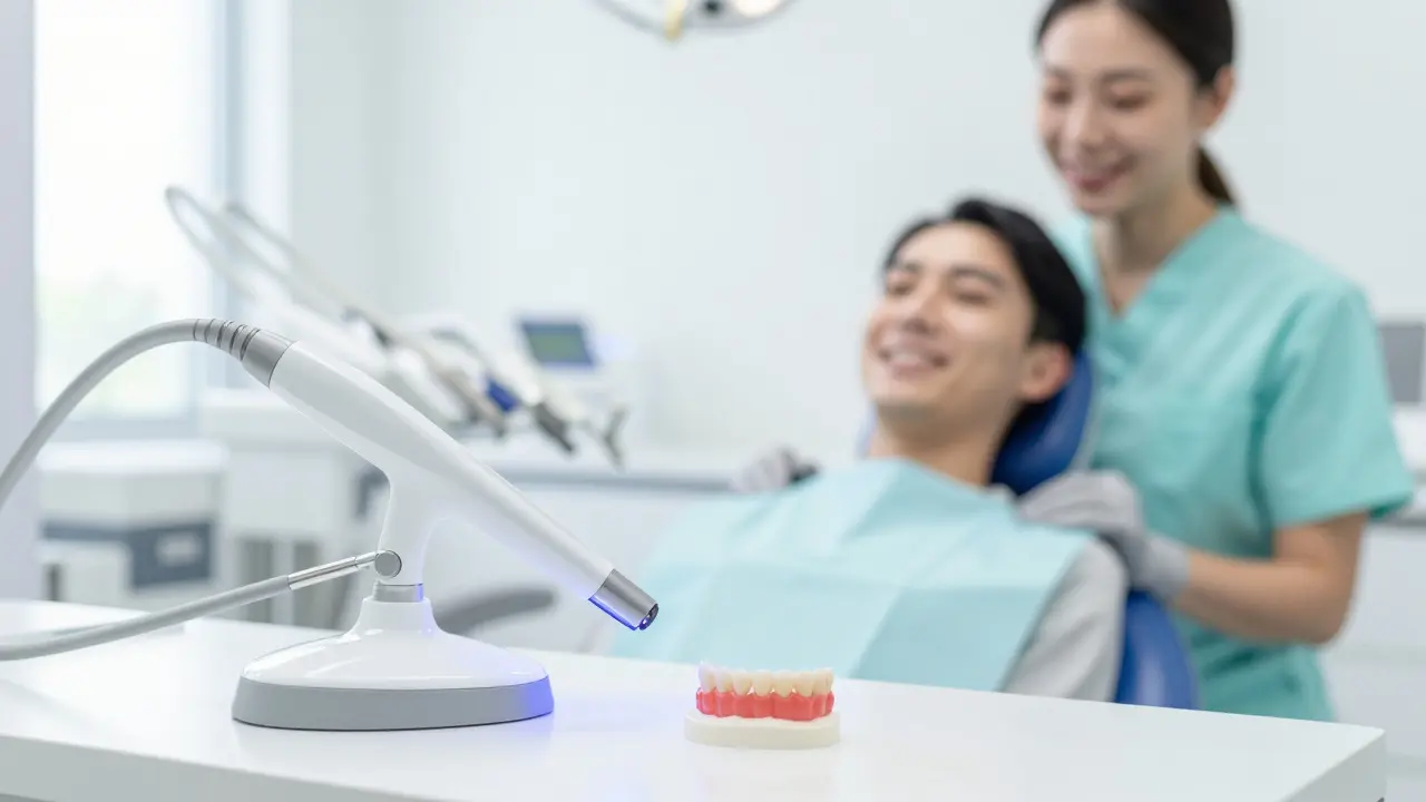 Moderní zubní ordinace s profesionálním vybavením pro estetickou stomatologii.