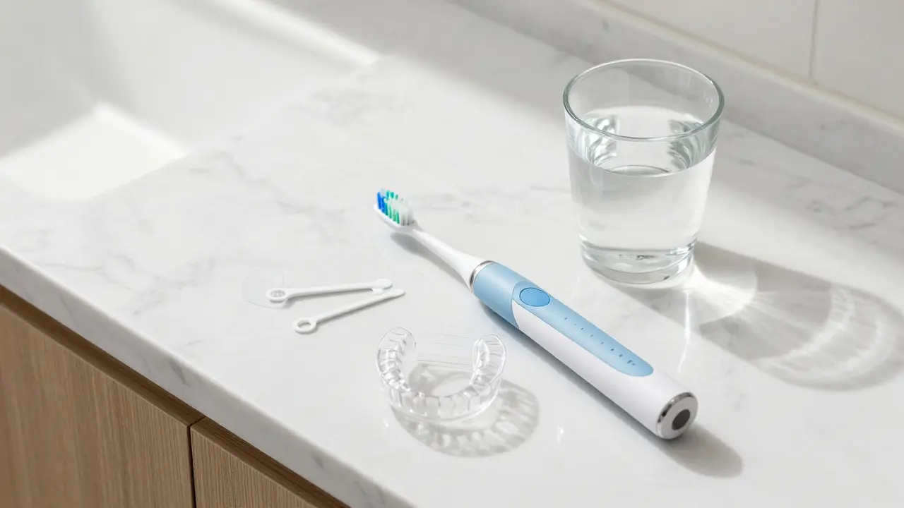 Hygienické potřeby pro péči o zubní náhrady