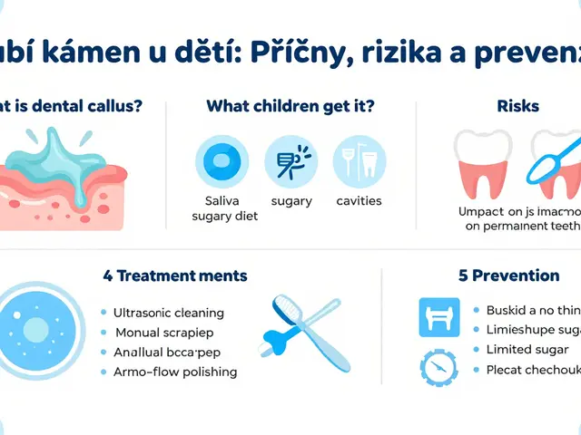 Zubní kámen u dětí: Příčiny, léčba a prevence