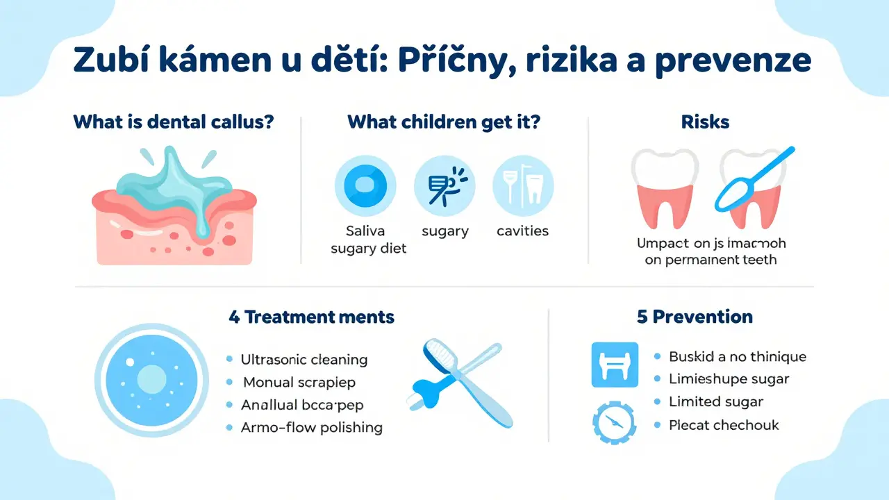 Zubní kámen u dětí: Příčiny, léčba a prevence