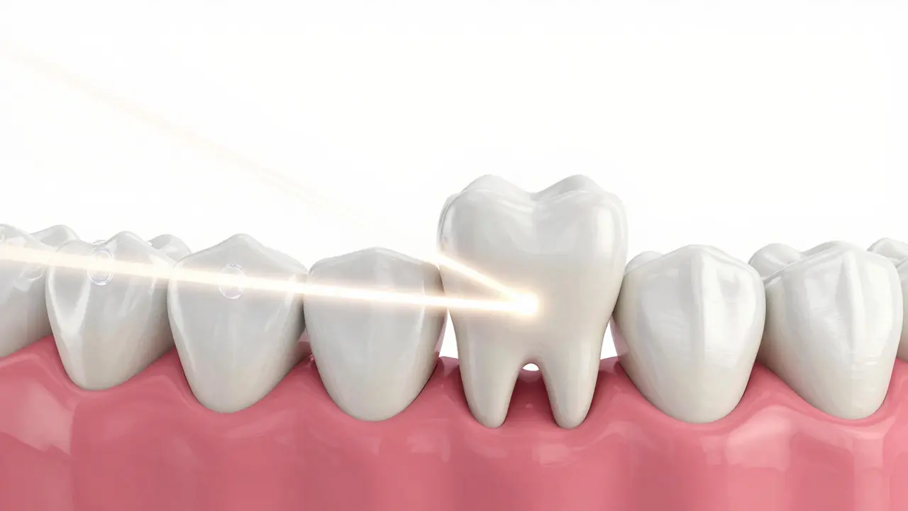 3D vizualizace posunu zubu pomocí neviditelných rovnátek